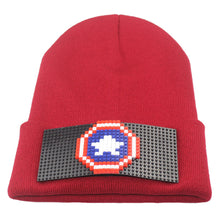 Load image into Gallery viewer, DIY assembly building block bricks wool hat, STEAM educational toys