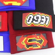 Load image into Gallery viewer, DIY assembly building block bricks wool hat, STEAM educational toys
