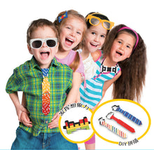 Load image into Gallery viewer, DIY assembly building block bricks tie toys