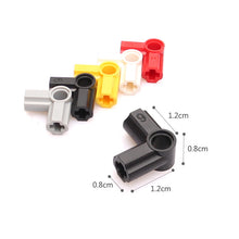 Load image into Gallery viewer, Technic Axle and Pin Connector Angled #6 - 90 degrees, STEM toys Brick and Bricks & Pieces, DIY assembly toys technic parts #32014