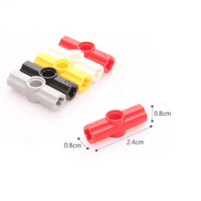 Load image into Gallery viewer, Technic Axle and Pin Connector Angled #2 - 180 degrees, STEM toys Brick and Bricks & Pieces, DIY assembly toys technic parts #32034