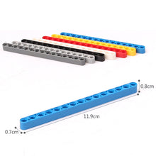 Load image into Gallery viewer, Technic Liftarm 1x15 Thick, STEM toys Brick and Bricks & Pieces, DIY assembly toys technic parts #32278