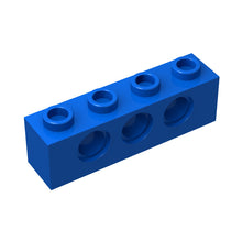 Load image into Gallery viewer, Technic Brick 1x4 with 3 holes, STEM toys Brick and Bricks & Pieces, DIY assembly toys technic parts #3701