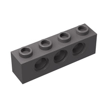 Load image into Gallery viewer, Technic Brick 1x4 with 3 holes, STEM toys Brick and Bricks & Pieces, DIY assembly toys technic parts #3701