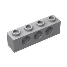 Load image into Gallery viewer, Technic Brick 1x4 with 3 holes, STEM toys Brick and Bricks & Pieces, DIY assembly toys technic parts #3701