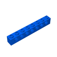 Load image into Gallery viewer, Technic Brick 1x8 with 7 holes, STEM toys Brick and Bricks & Pieces, DIY assembly toys technic parts #3702