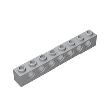 Load image into Gallery viewer, Technic Brick 1x8 with 7 holes, STEM toys Brick and Bricks & Pieces, DIY assembly toys technic parts #3702