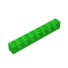 Load image into Gallery viewer, Technic Brick 1x8 with 7 holes, STEM toys Brick and Bricks & Pieces, DIY assembly toys technic parts #3702