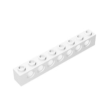 Load image into Gallery viewer, Technic Brick 1x8 with 7 holes, STEM toys Brick and Bricks & Pieces, DIY assembly toys technic parts #3702