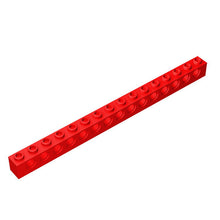 Load image into Gallery viewer, Technic Brick 1x16 with 15 holes, STEM toys Brick and Bricks & Pieces, DIY assembly toys technic parts #3703