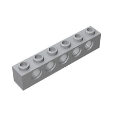 Load image into Gallery viewer, Technic Brick 1x6 with 5 holes, STEM toys Brick and Bricks & Pieces, DIY assembly toys technic parts #3894