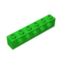 Load image into Gallery viewer, Technic Brick 1x6 with 5 holes, STEM toys Brick and Bricks & Pieces, DIY assembly toys technic parts #3894