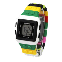 Load image into Gallery viewer, DIY assembly building block bricks watch toys