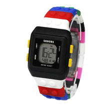 Load image into Gallery viewer, DIY assembly building block bricks watch toys