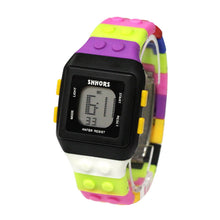 Load image into Gallery viewer, DIY assembly building block bricks watch toys
