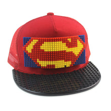 Load image into Gallery viewer, DIY assembly building block bricks mesh hat, STEAM educational toys