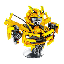 Load image into Gallery viewer, Deformation hornet warrior robot DIY assembly engineering blocks toys, children educational science learning toys, block brick kits STEM toys #SY7500