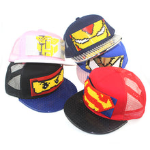 Load image into Gallery viewer, DIY assembly building block bricks mesh hat, STEAM educational toys