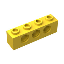 Load image into Gallery viewer, Technic Brick 1x4 with 3 holes, STEM toys Brick and Bricks & Pieces, DIY assembly toys technic parts #3701