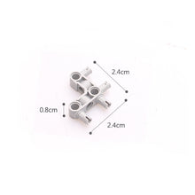Load image into Gallery viewer, Technic Pin Connector Perpendicular 3 x 3 Bent with 4 Pins, STEM toys Brick and Bricks & Pieces, DIY assembly toys technic parts #55615