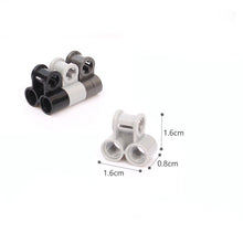 Load image into Gallery viewer, Technic Axle and Pin Connector Perpendicular Double, STEM toys Brick and Bricks &amp; Pieces, DIY assembly toys technic parts  #32291
