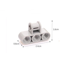Load image into Gallery viewer, Technic Axle and Pin Connector Perpendicular Triple, STEM toys Brick and Bricks &amp; Pieces, DIY assembly toys technic parts  #63869
